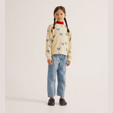 The Campamento Hearts Oversized Trui - Lichtgeel