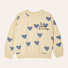The Campamento Hearts Oversized Sweatshirt - Yellow | Dream out Loud