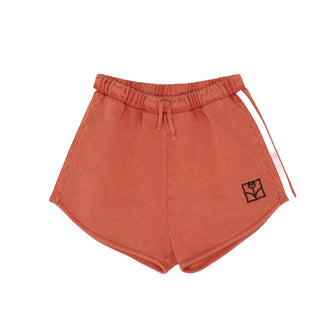 The Campamento Red Sporty Kids Shorts - Red | baby kids conceptstore, duurzame kinderkleding, duurzame babykleding