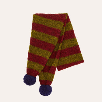 The Campamento Red Striped Scarf - Olive | Dream out Loud