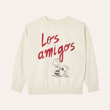 The Campamento Snoopy Los Amigos Oversized Sweatshirt - Ecru | Dream out Loud
