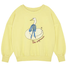 The Campamento Swan Oversized Kids Sweatshirt - Yellow | baby kids conceptstore, duurzame kinderkleding, duurzame babykleding