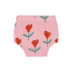 The Campamento Tulips Allover Baby Bloomer - Pink | baby kids conceptstore, duurzame kinderkleding, duurzame babykleding