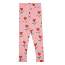 The Campamento Tulips Allover Kids Leggings - Pink | baby kids conceptstore, duurzame kinderkleding, duurzame babykleding
