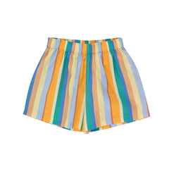 Tinycottons Multicolor Stripes Long Short - multicolor| baby kids conceptstore, duurzame kinderkleding, duurzame babykleding