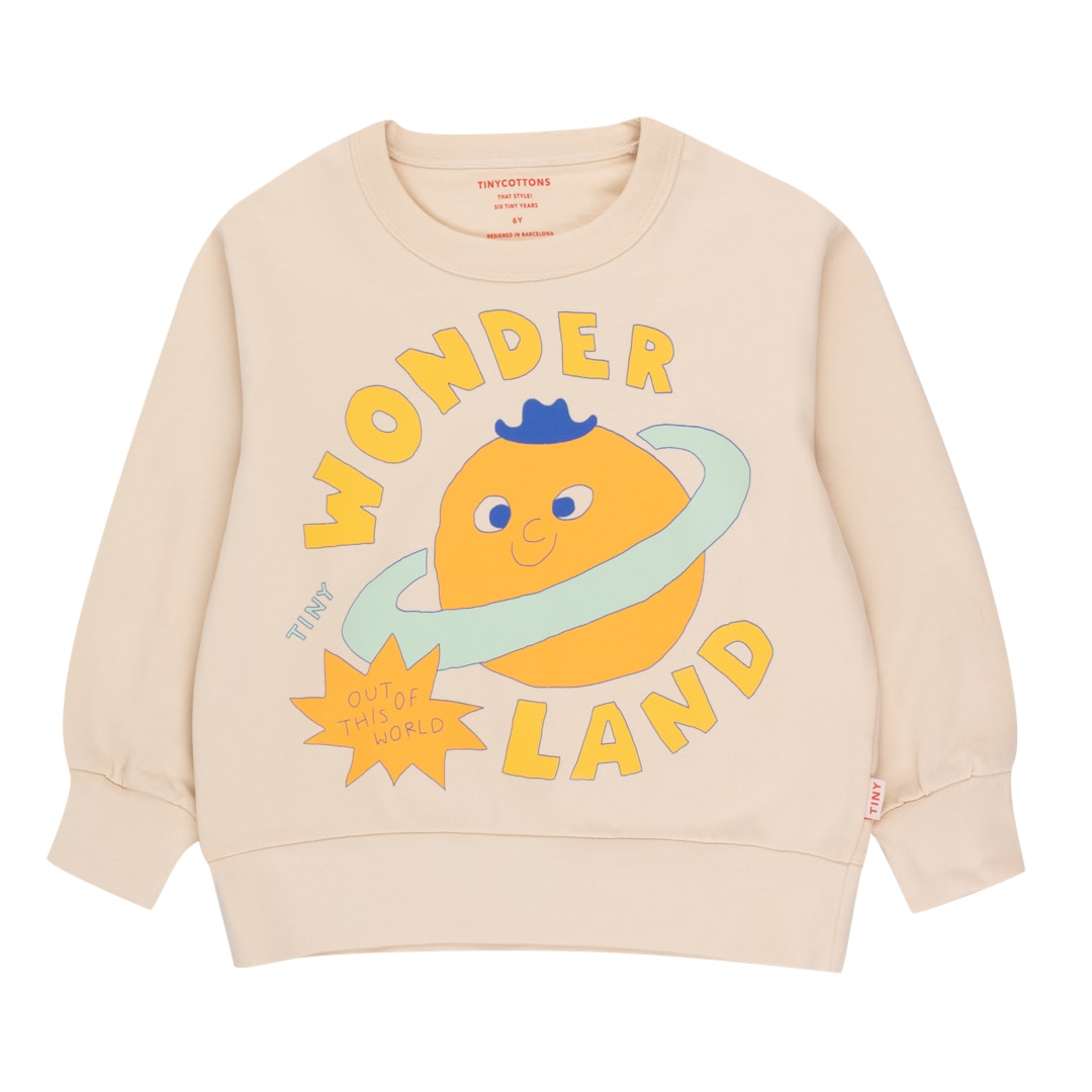 Tinycottons Wonderland Sweatshirt - light cream| baby kids conceptstore, duurzame kinderkleding, duurzame babykleding