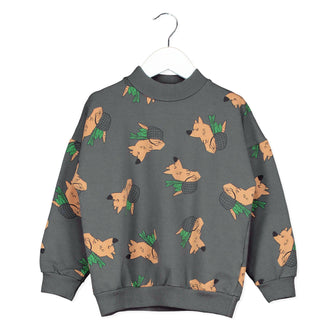 Lötiekids Wolfs Sweatshirt - Anthracite | Dream out Loud