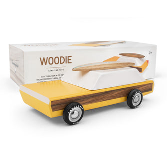 Americana - Woody - little wooden toy car. Like an american classic.