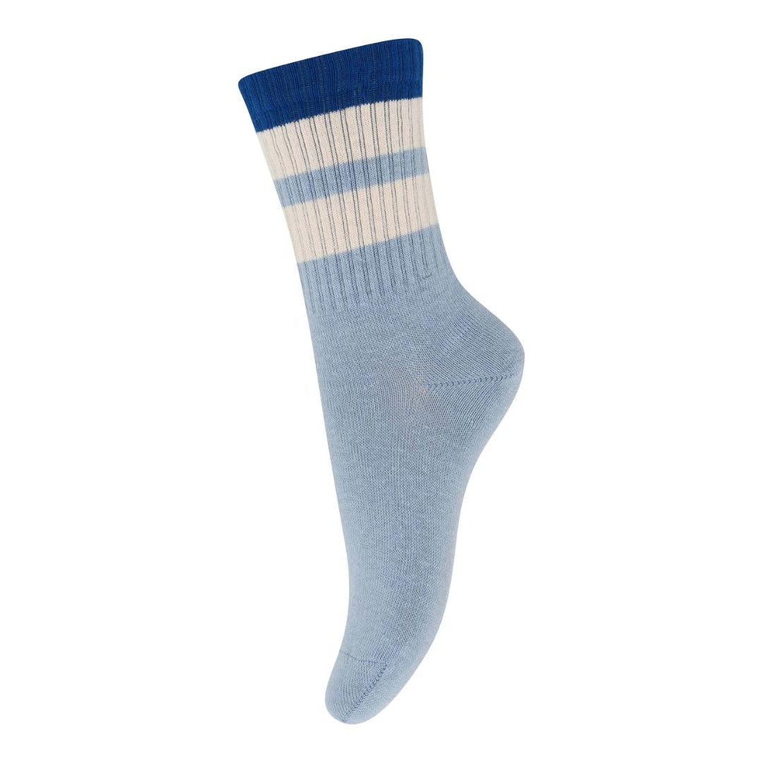 mp Denmark Frej socks - Dusty Blue | baby kids conceptstore, fijne jongenssokken, meisjesokken en maillots. Duurzame kinderkleding.