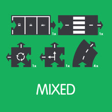 De waytoplay Mixed Extension set bestaat uit acht flexibele baandelen.